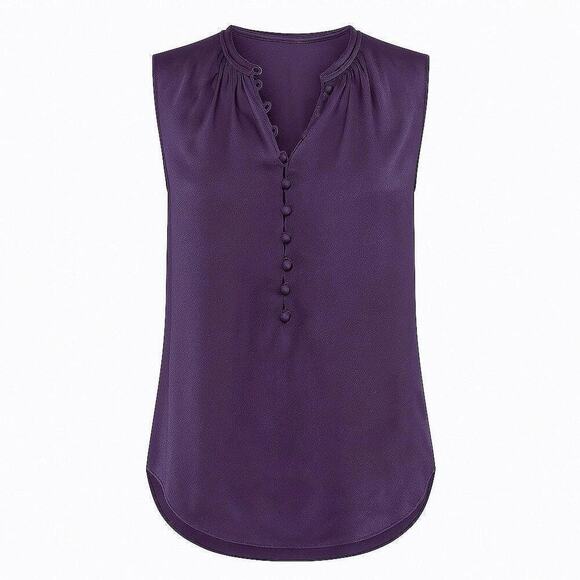 Rebecca Taylor Tops - Rebecca Taylor Cassis Silk Charmeuse Top NWT  Jewel Tone Fall Dinner City Blouse